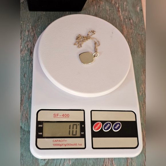 ✨ Tiffany & Co. Cushion Tag Vintage Necklace Sterling 925 Rare Engravable✨ - Picture 14 of 17